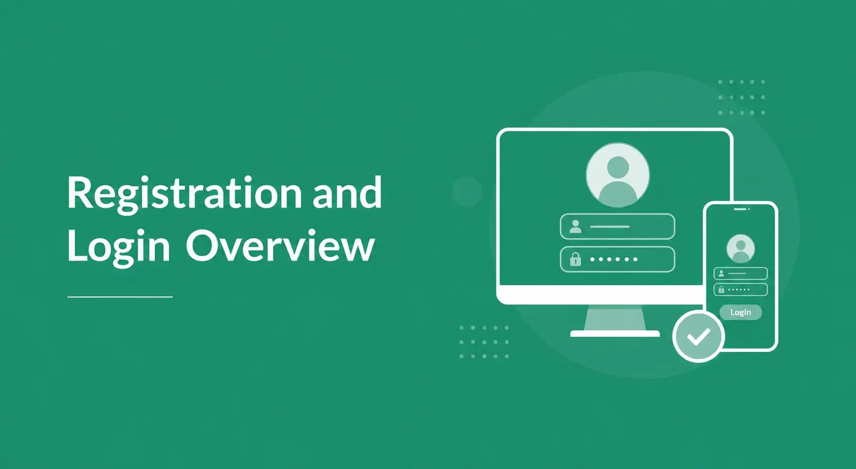 Fantasy Gems registration and login overview graphic for new and existing users
