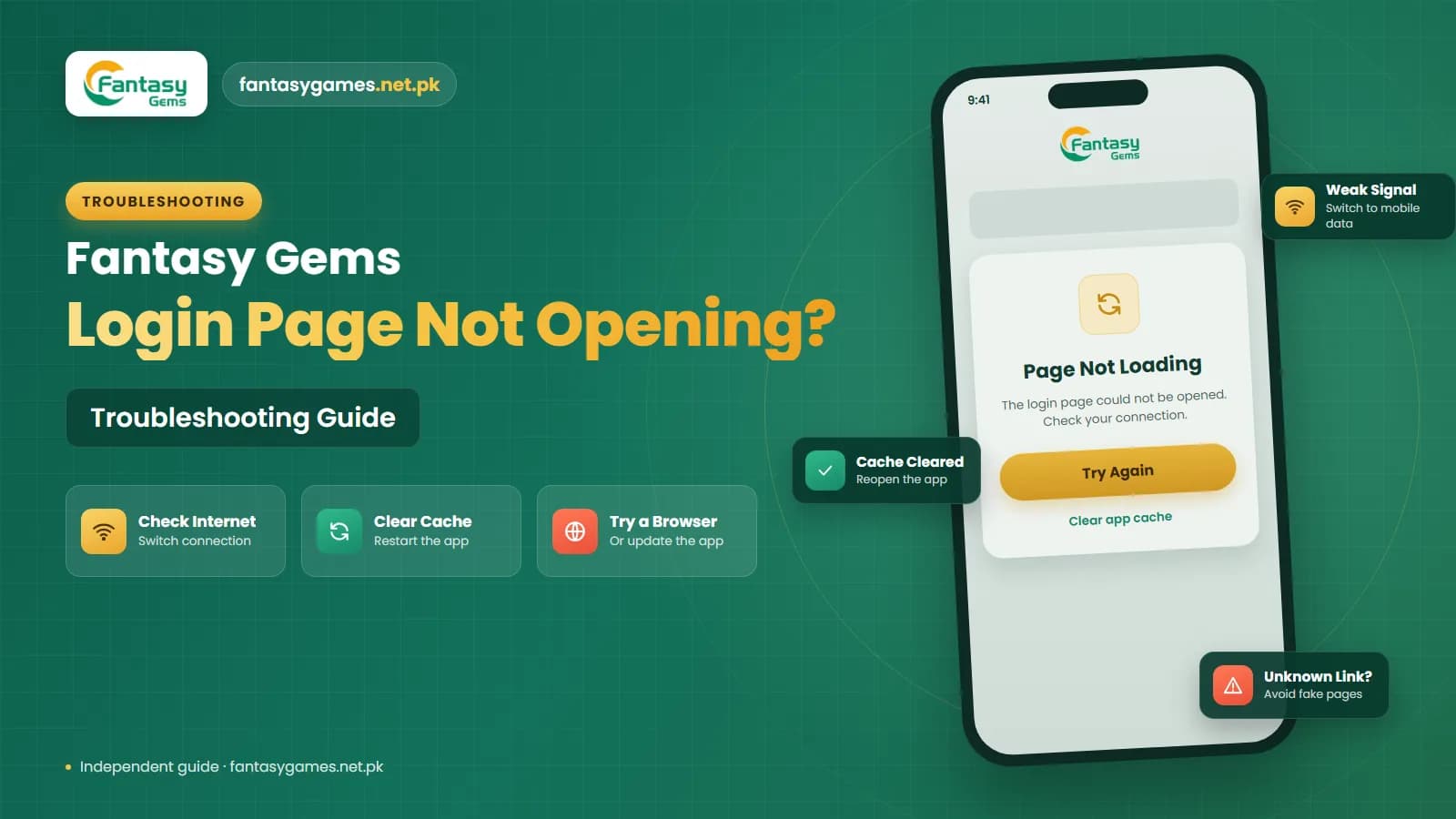 Fantasy Gems login page not opening on a phone showing a blank loading screen with troubleshooting steps Fantasy Gems login page not opening on a phone showing a blank loading screen with troubleshooting steps