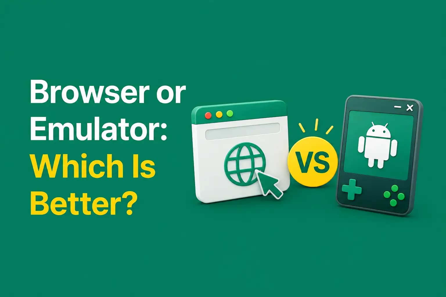 Comparison graphic of browser access versus Android emulator for Fantasy Gems on PC Comparison graphic of browser access versus Android emulator for Fantasy Gems on PC